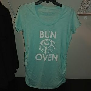 Bun In The Oven Motherhood Maternity Shirt